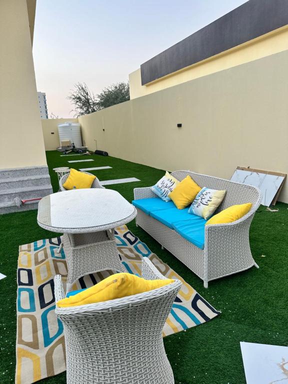 Posezení v ubytování Masfout Oasis Hatta استراحة واحة مصفوت حتا