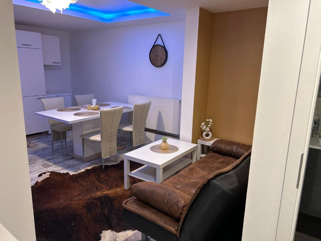 Posezení v ubytování Appart Chez willi