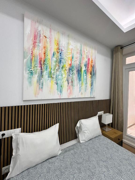 Posteľ alebo postele v izbe v ubytovaní Exclusive Luxury Stay at Plaza Uncibay, Málaga Center
