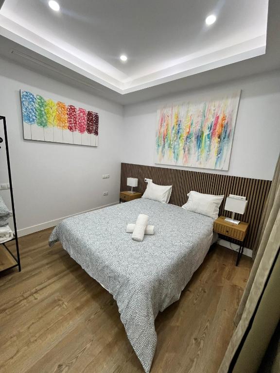 Posteľ alebo postele v izbe v ubytovaní Exclusive Luxury Stay at Plaza Uncibay, Málaga Center