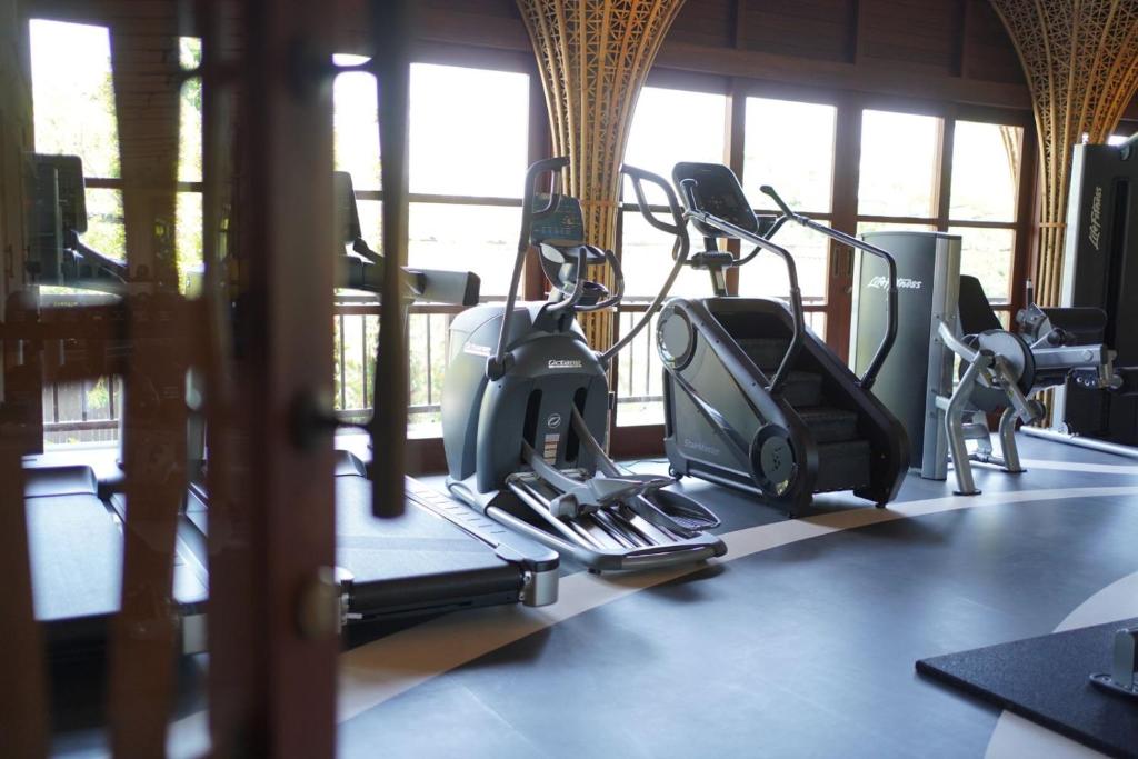 Fitness centrum a/nebo fitness zařízení v ubytování Chesa Canggu