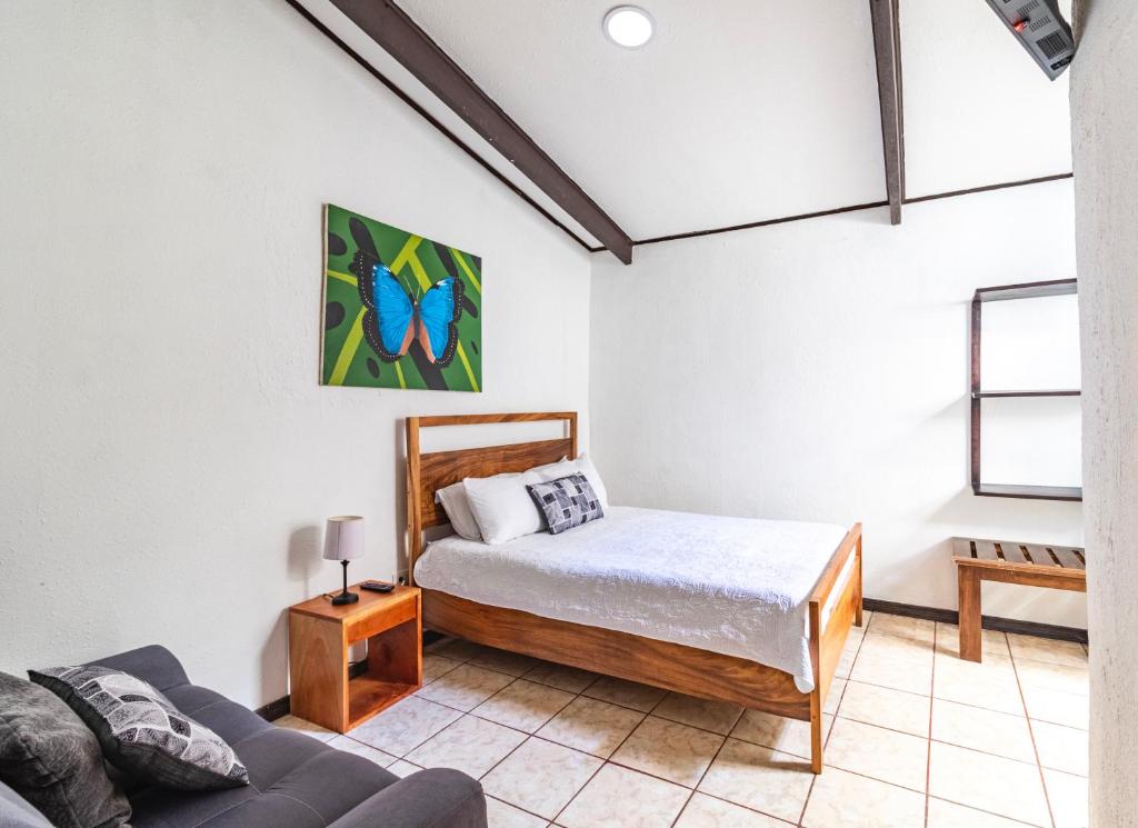 Postel nebo postele na pokoji v ubytování Montefresco Boutique Hostel