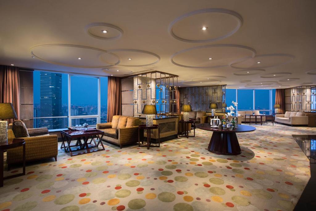 Posezení v ubytování Crowne Plaza Wuxi City Center