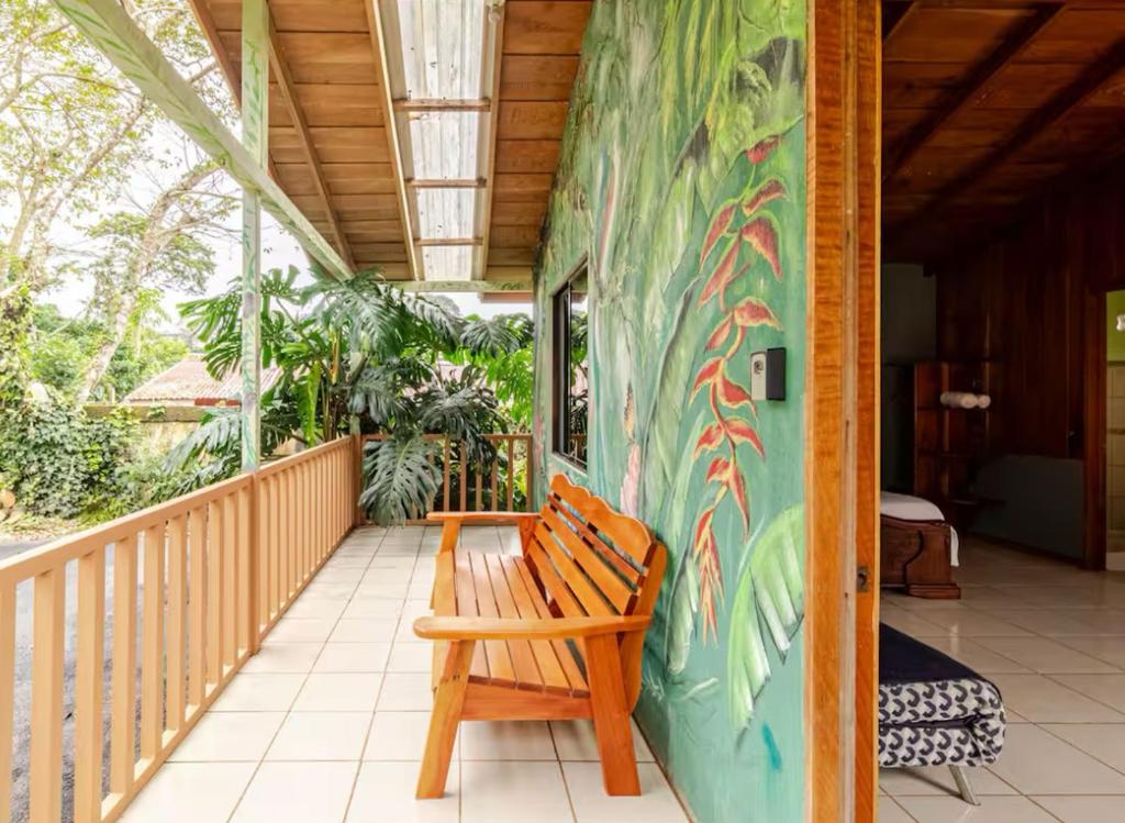 Balkón nebo terasa v ubytování Montefresco Boutique Hostel