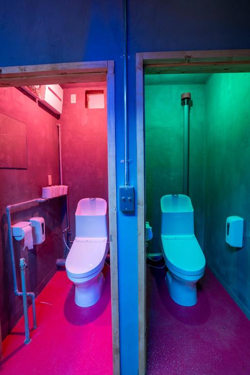 Koupelna v ubytování YOUTEI2 HOSTELs
