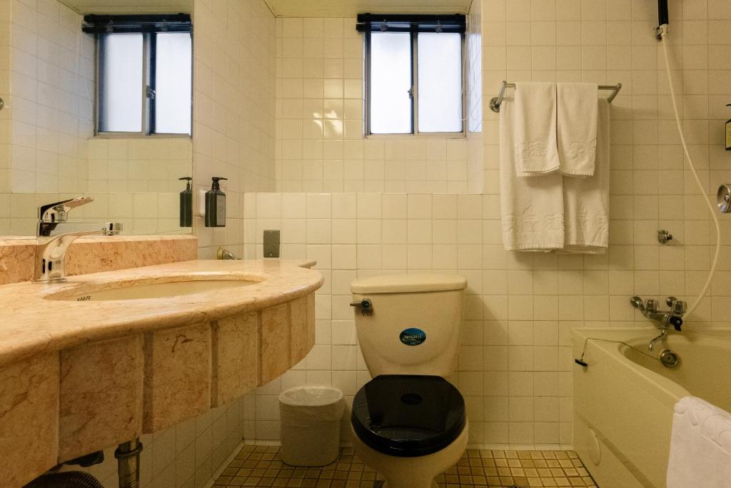 Koupelna v ubytování 天津大酒店 Vagus Hotel