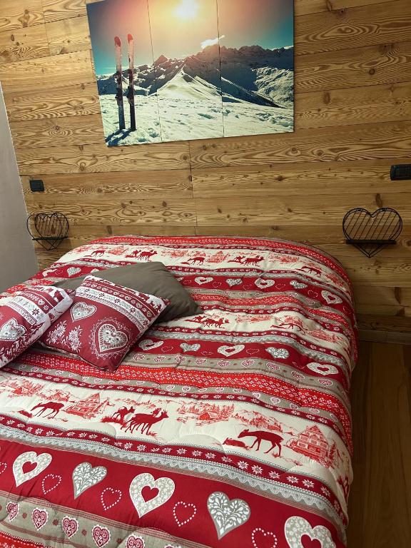 Postel nebo postele na pokoji v ubytování Residenze Vezza - Il Larice -