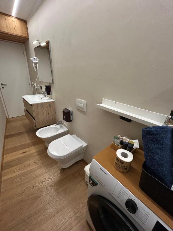 Koupelna v ubytování Residenze Vezza - Il Larice -