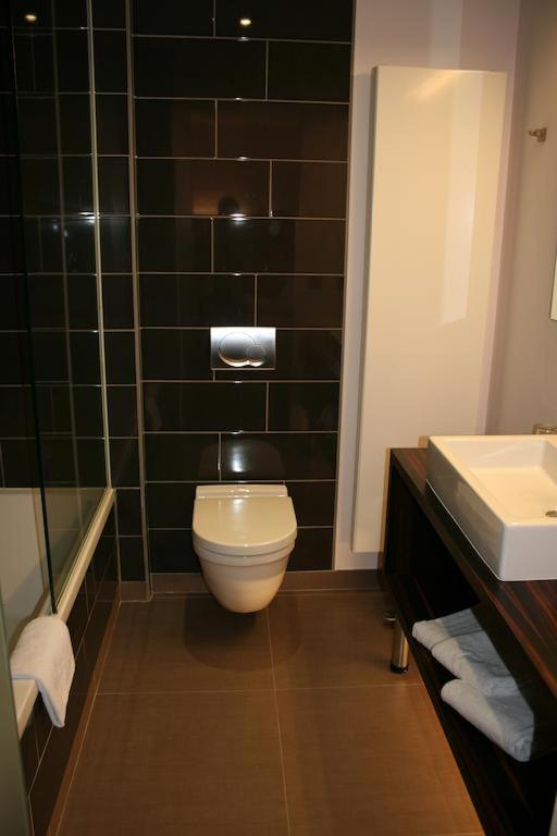 Ένα μπάνιο στο Hotel Carpinus