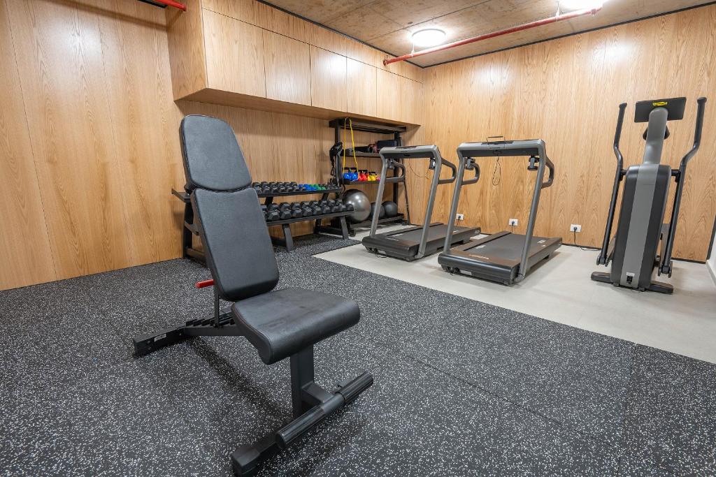 Fitness centrum a/nebo fitness zařízení v ubytování Cape Dor luxury apartments Haifa