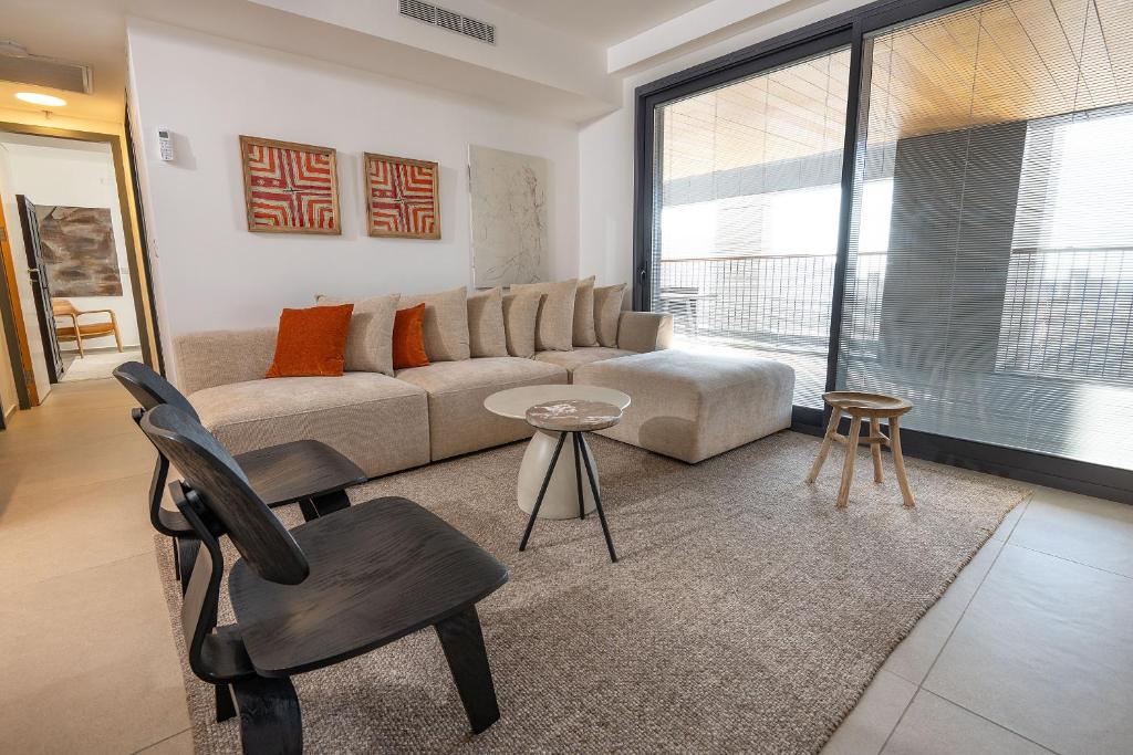 Posezení v ubytování Cape Dor luxury apartments Haifa