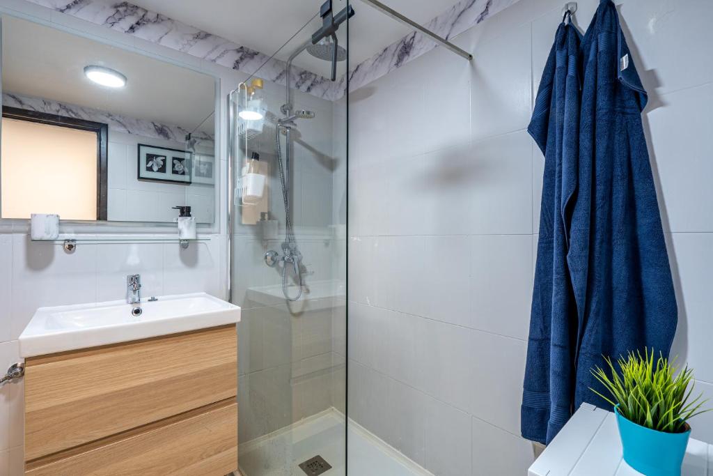 Kúpeľňa v ubytovaní Apartment Princesa Bitacora