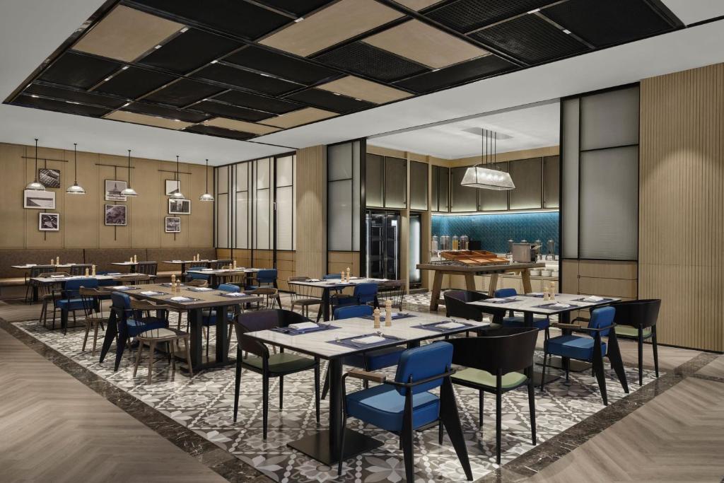 大同平城福朋喜来登酒店餐厅或其他用餐的地方