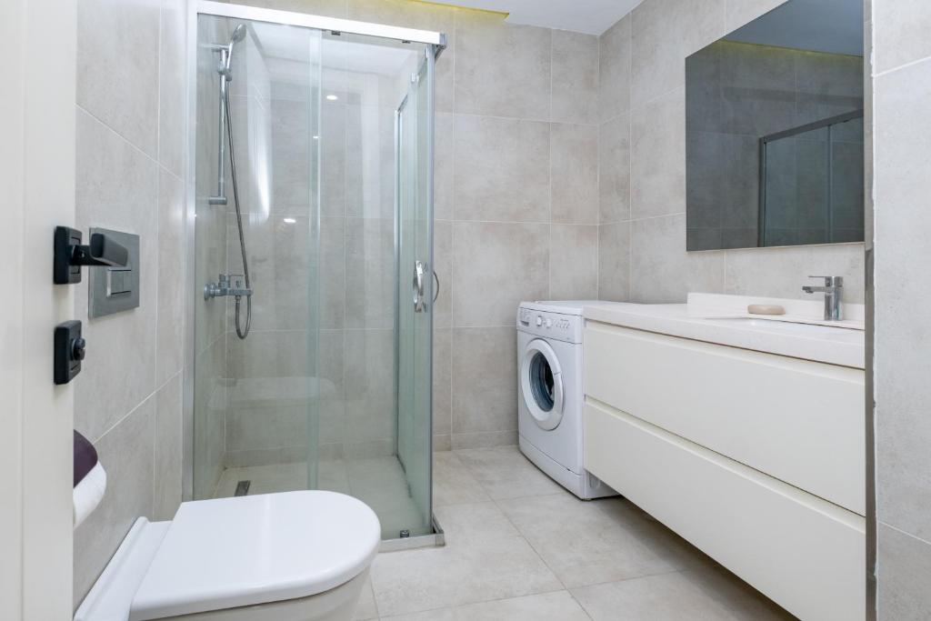 Koupelna v ubytování Lux Residence 1 room 1 saloon