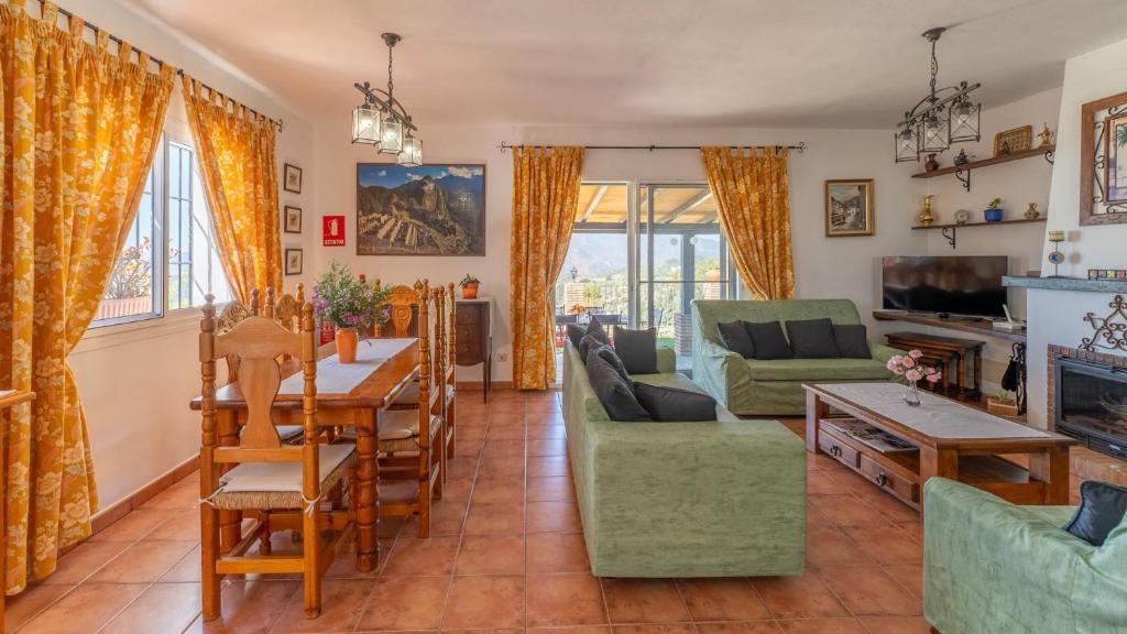 TV a/nebo společenská místnost v ubytování Casa Rocío