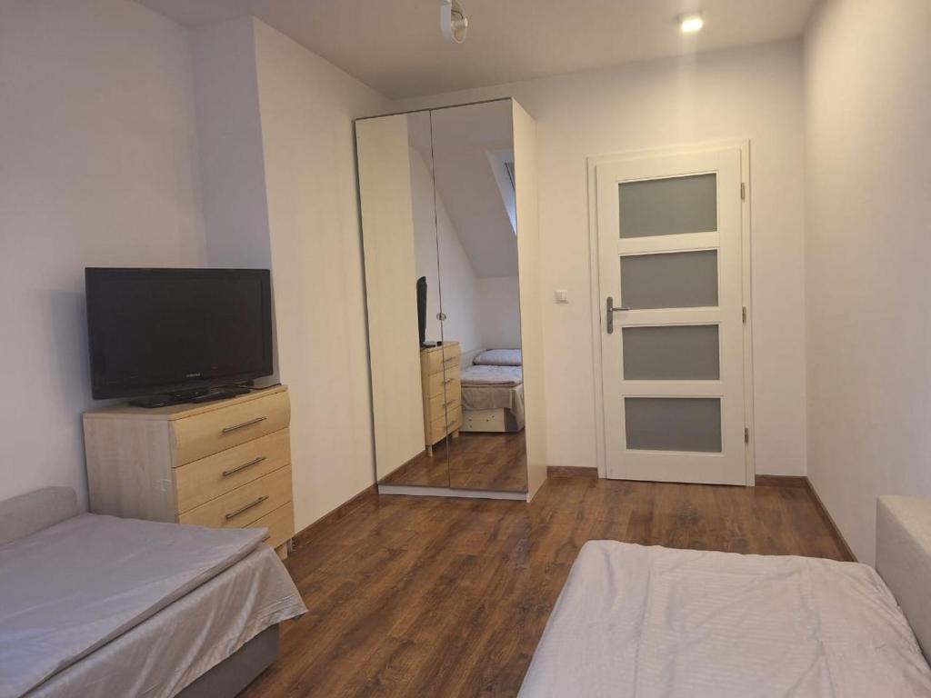 Postel nebo postele na pokoji v ubytování Villa Varzob