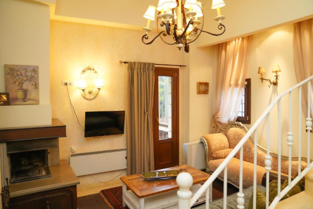 Posezení v ubytování Pindos Resort