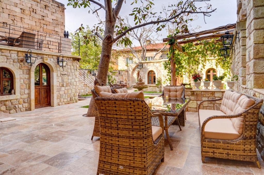 Posezení v ubytování Cappadocia Kemer Palace