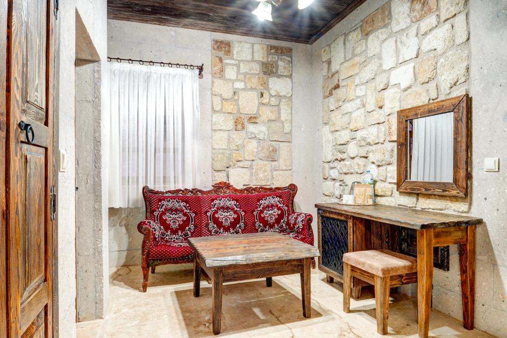 Posezení v ubytování Cappadocia Kemer Palace