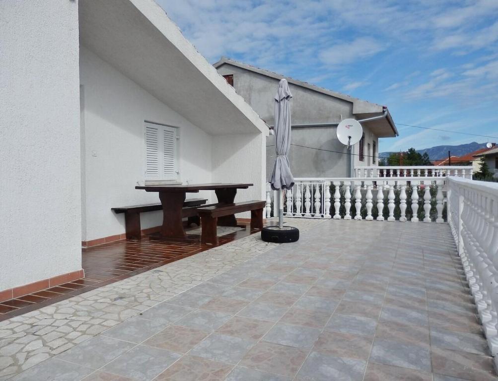 Balkón alebo terasa v ubytovaní Apartments Makic