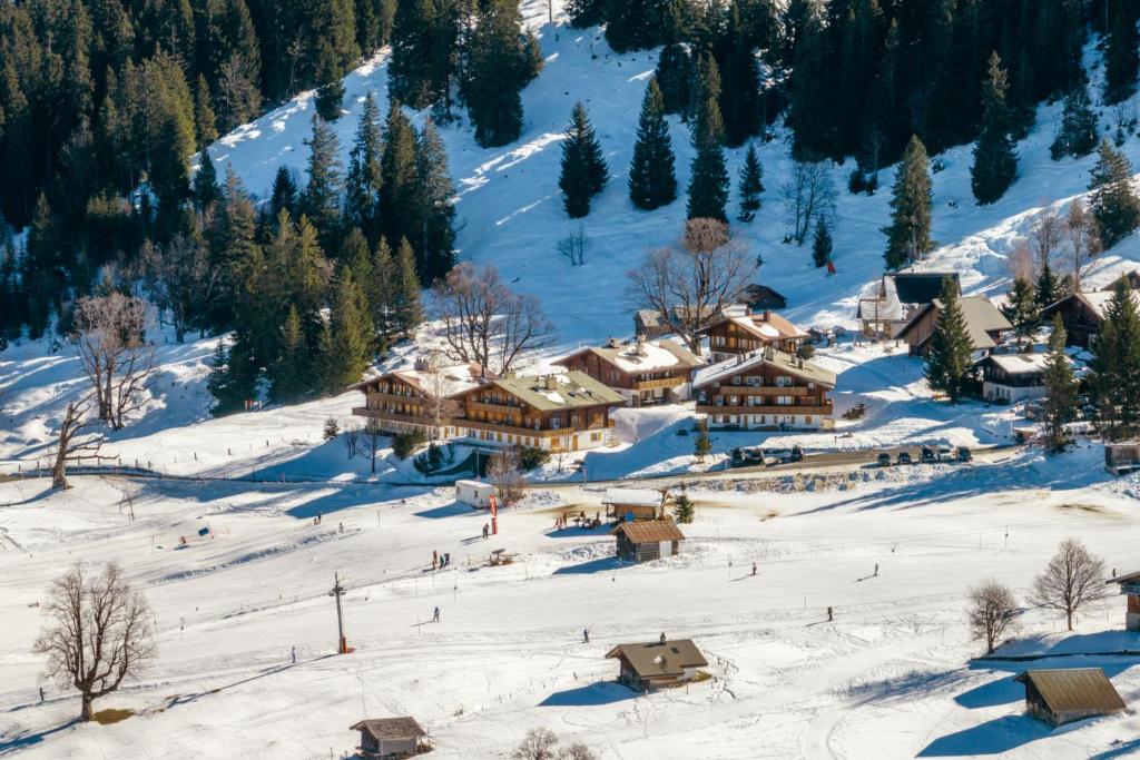 Alpzyt auf Axalp v zimě