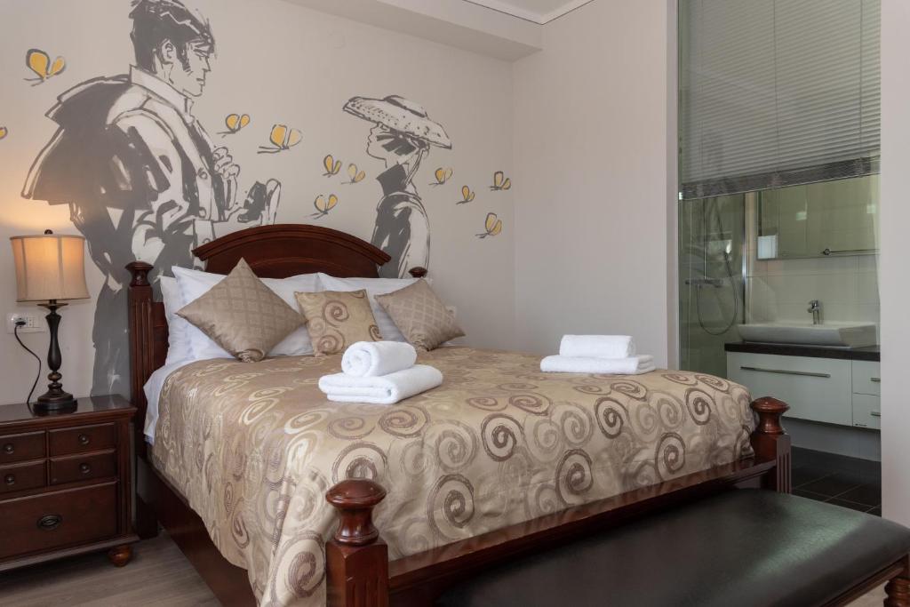 Posteľ alebo postele v izbe v ubytovaní Metropole Luxury Rooms Split