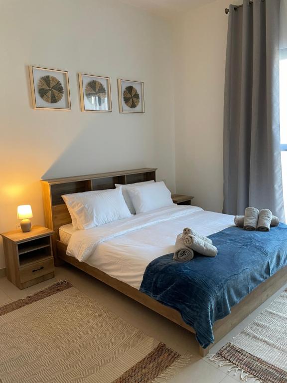 Postel nebo postele na pokoji v ubytování Cozy zone
