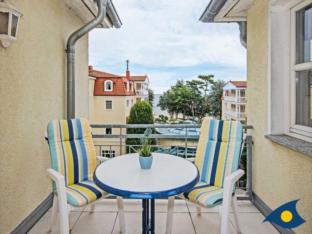 Balkón nebo terasa v ubytování Villa Margot Whg 38