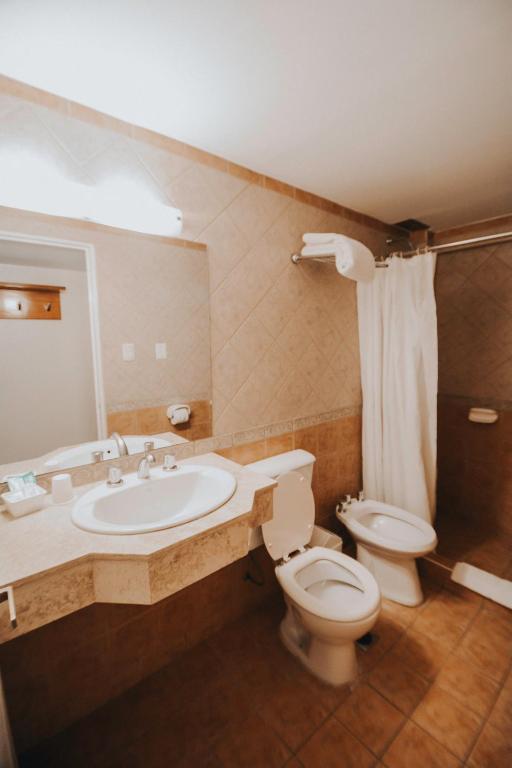 Koupelna v ubytování Hotel Nutibara