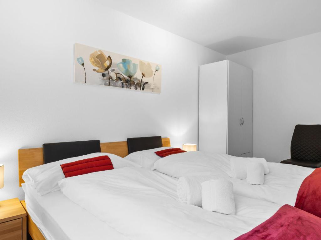 Postel nebo postele na pokoji v ubytování Apartment Silence-2 by Interhome