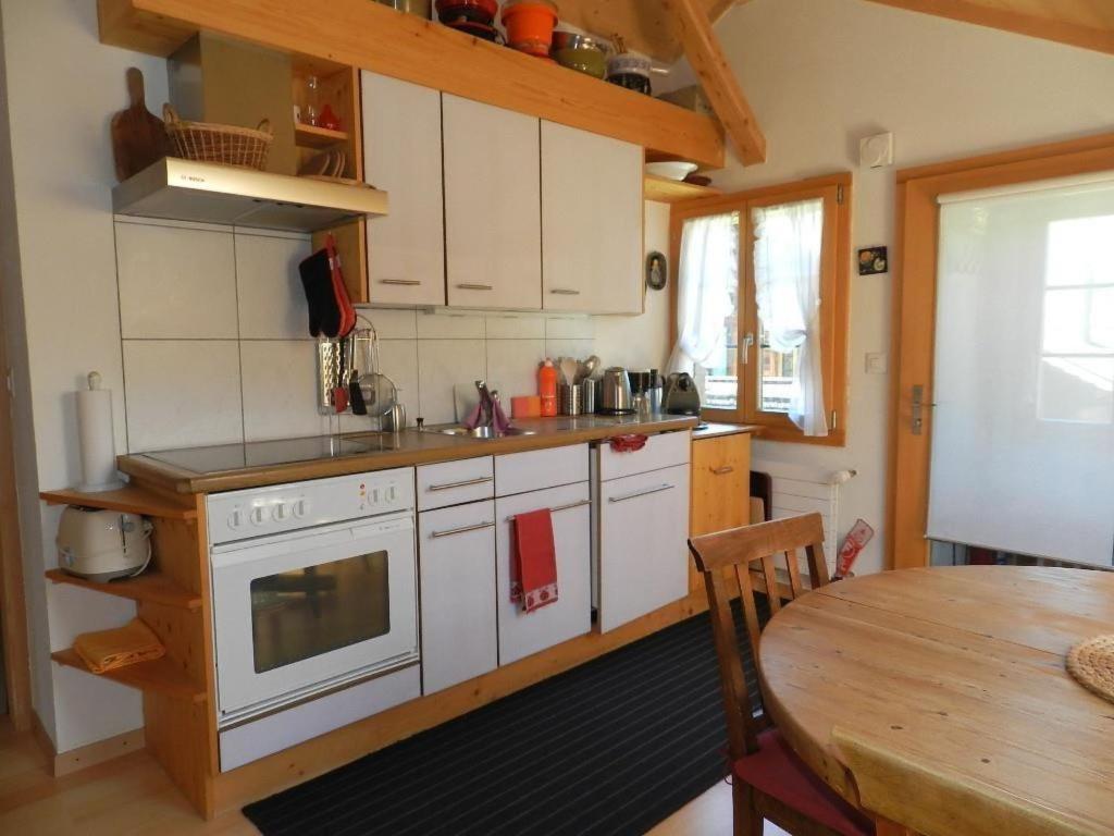 Köök või kööginurk majutusasutuses Apartment Im Wiesengrund by Interhome