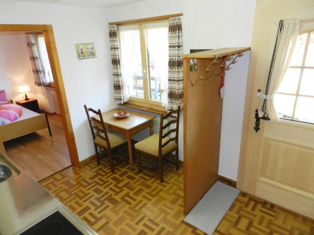 Postel nebo postele na pokoji v ubytování Apartment Bolgen by Interhome