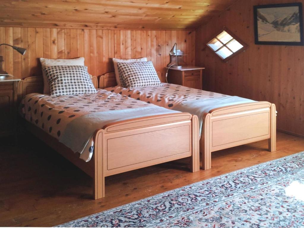 Postel nebo postele na pokoji v ubytování Apartment Adlemsried by Interhome