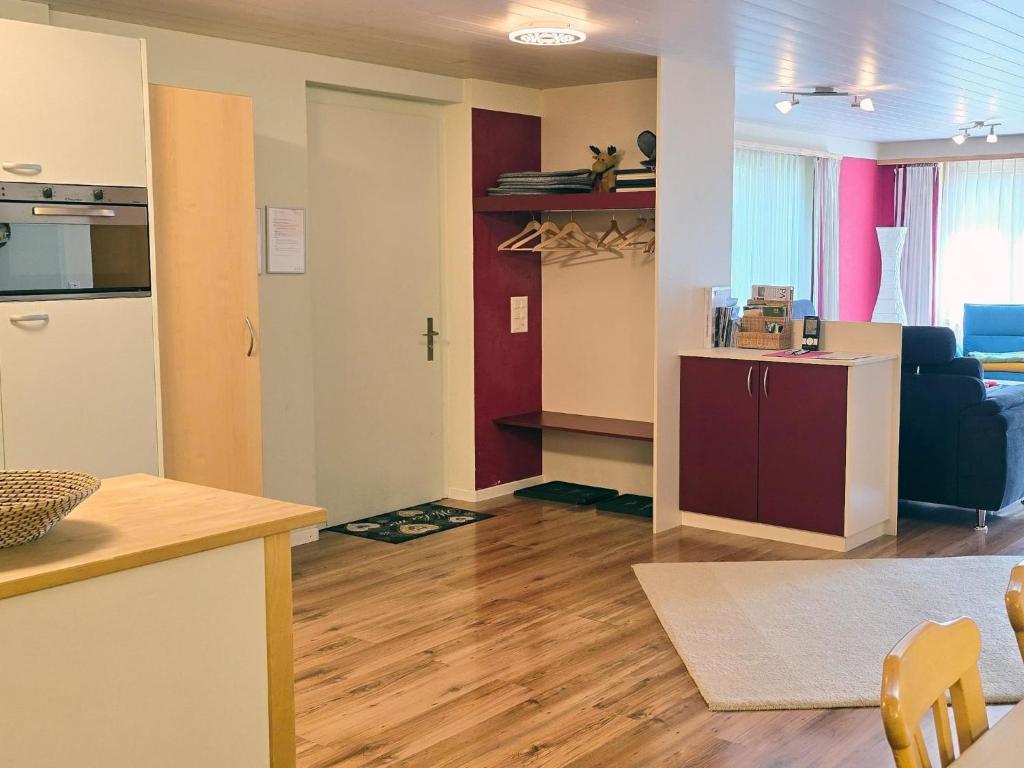 Kuchyň nebo kuchyňský kout v ubytování Apartment Am Ryschbächli by Interhome