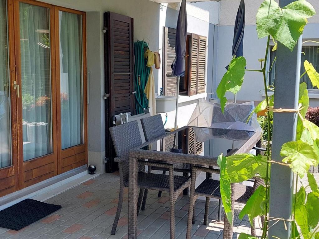 Balkón nebo terasa v ubytování Apartment Daheim by Interhome
