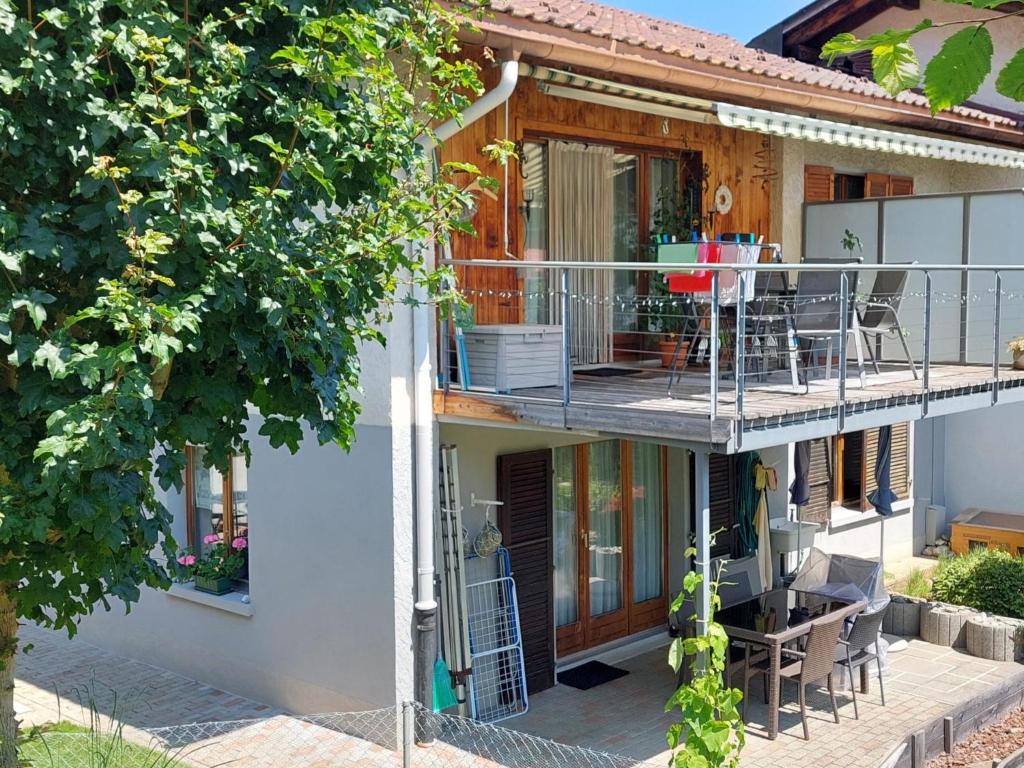 Balkón nebo terasa v ubytování Apartment Daheim by Interhome
