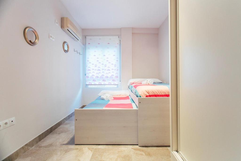 Posteľ alebo postele v izbe v ubytovaní Wide and diaphanous- 3Bd 2Bth- Alcázar