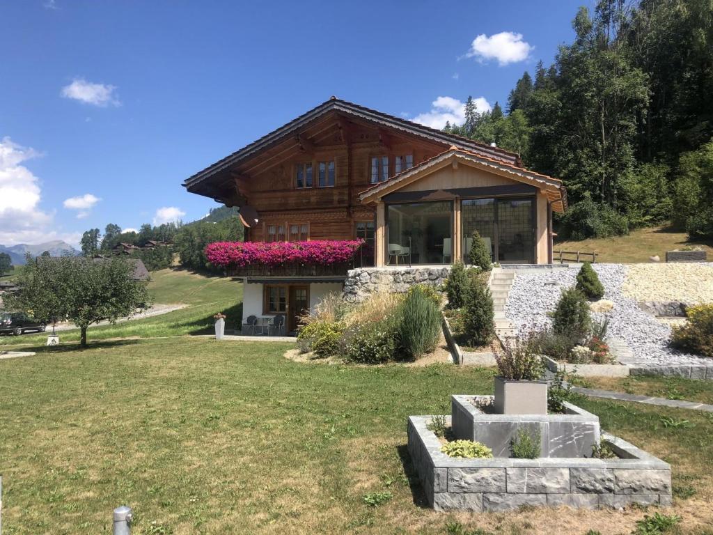 Zahrada ubytování Apartment Studio Rinderbergblick by Interhome