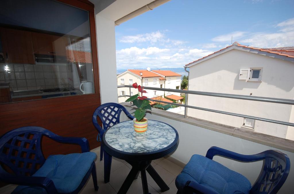 Balkon lub taras w obiekcie Apartment Grozic