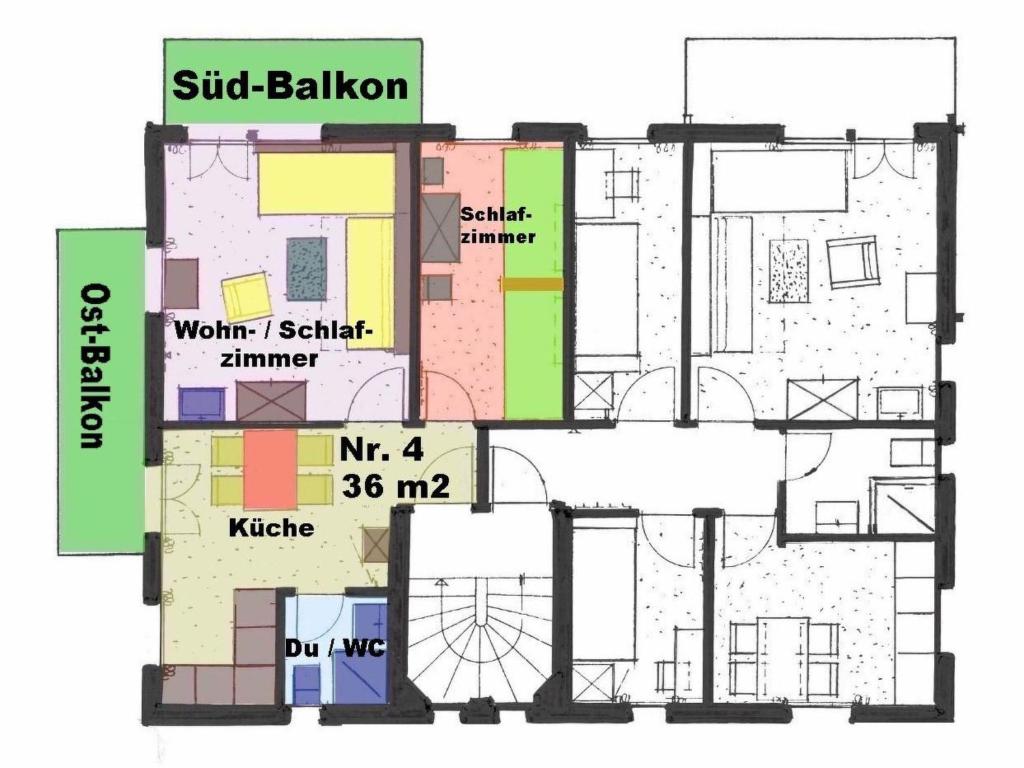 Půdorys ubytování Apartment Maria by Interhome