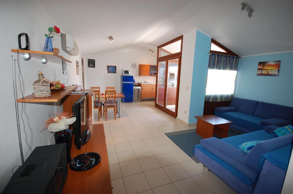 Część wypoczynkowa w obiekcie Apartment Grozic