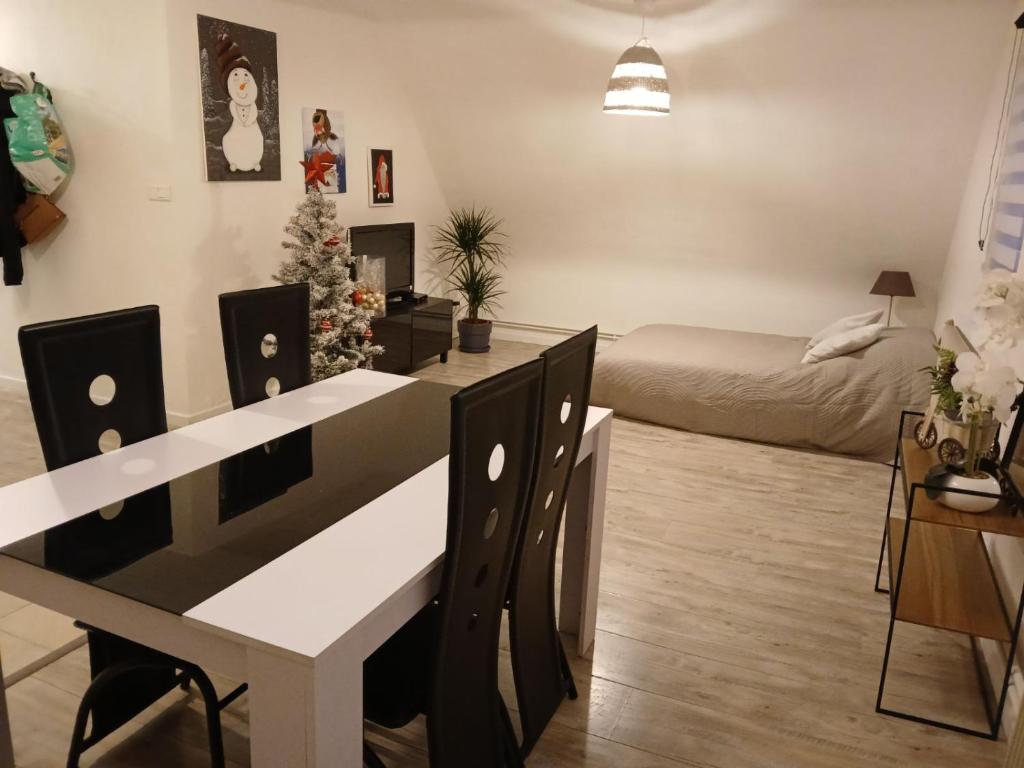 Posezení v ubytování Gîte du logelbach