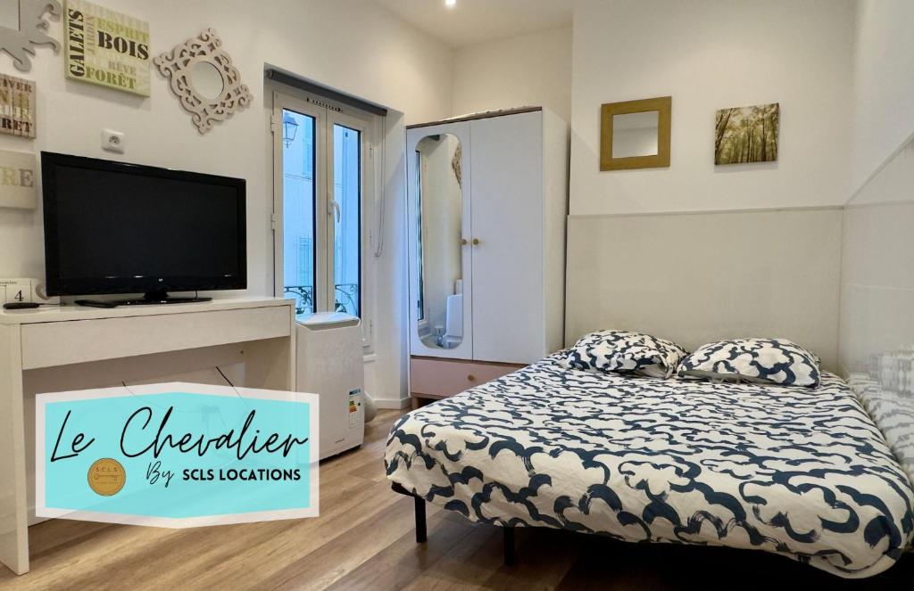 Posteľ alebo postele v izbe v ubytovaní Mini Studio - Le Chevalier By SCLS Locations
