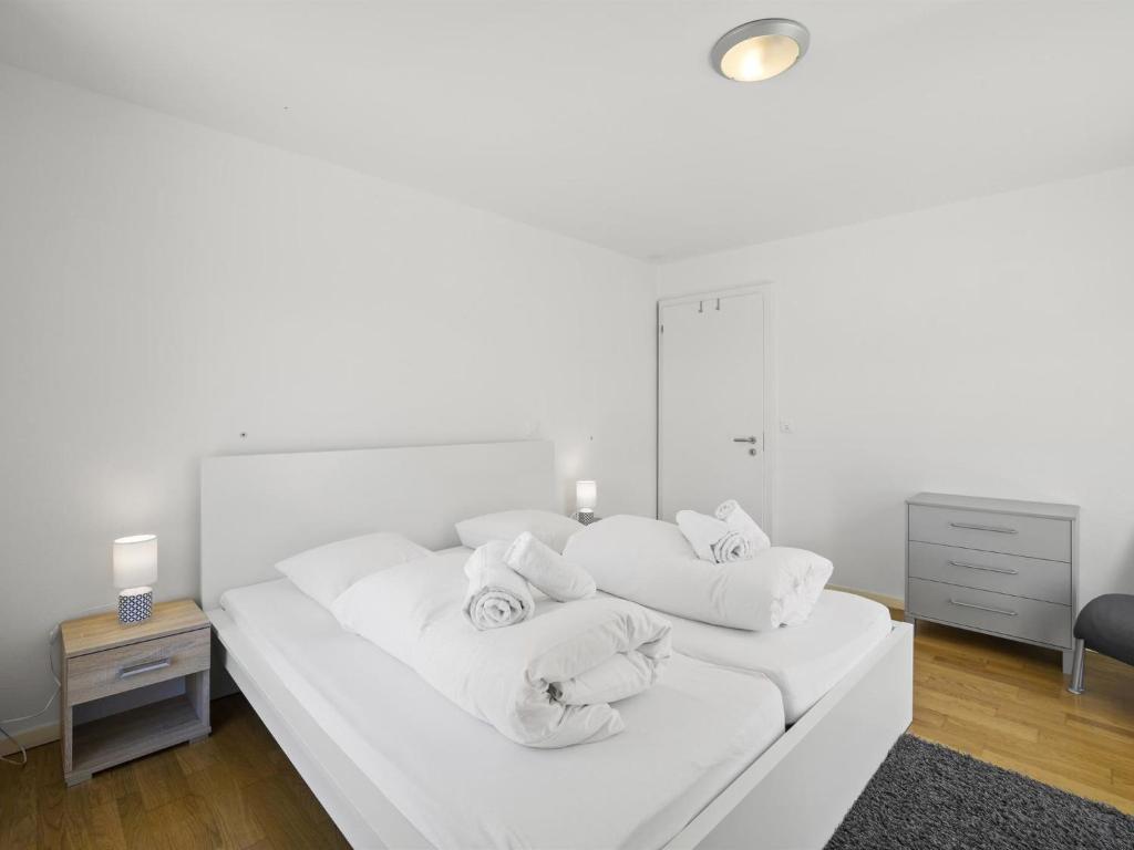 Postel nebo postele na pokoji v ubytování Apartment Moser by Interhome