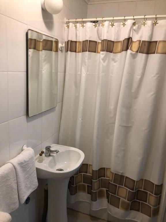 Koupelna v ubytování Hostal Recreo