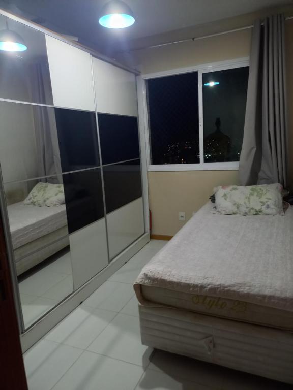 Katil atau katil-katil dalam bilik di Apartamento Edificio Vitta Home
