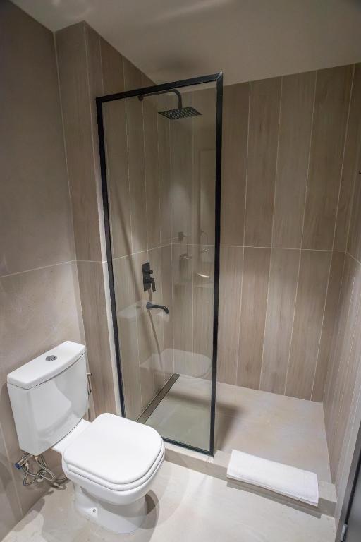 Koupelna v ubytování Mabra Suites