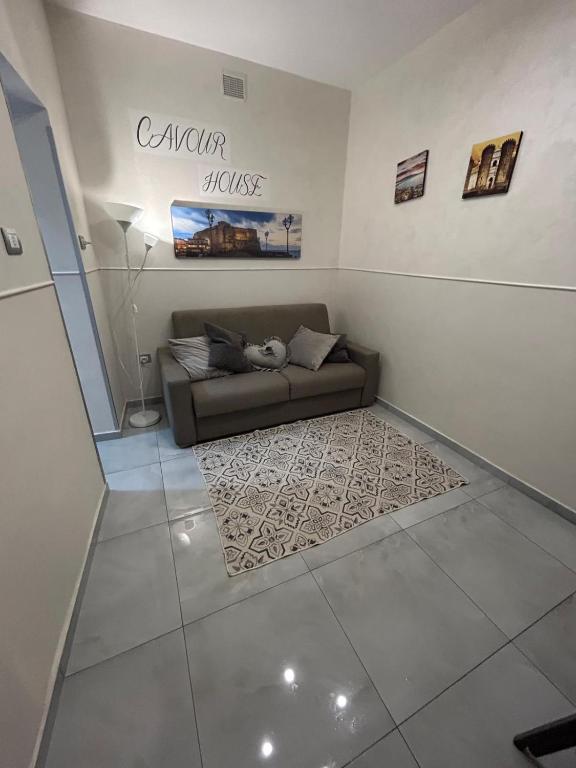 Część wypoczynkowa w obiekcie B&B House Napoli Cavour