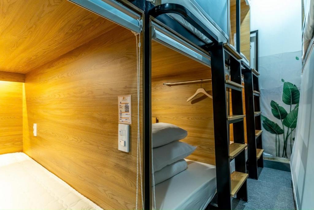 Koupelna v ubytování Amango Dorm