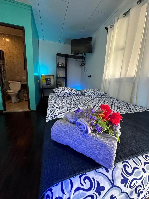 Postel nebo postele na pokoji v ubytování Hotel Maritza